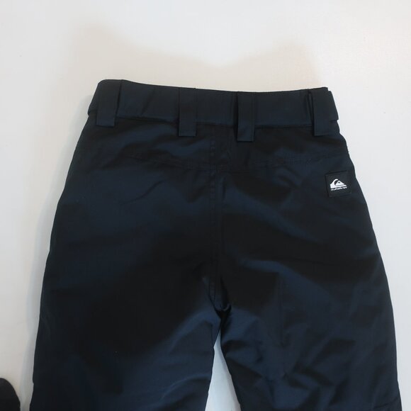 NWT Boys Quiksilver Black Insulated Ski Pants S/10 - Picture 6 of 7